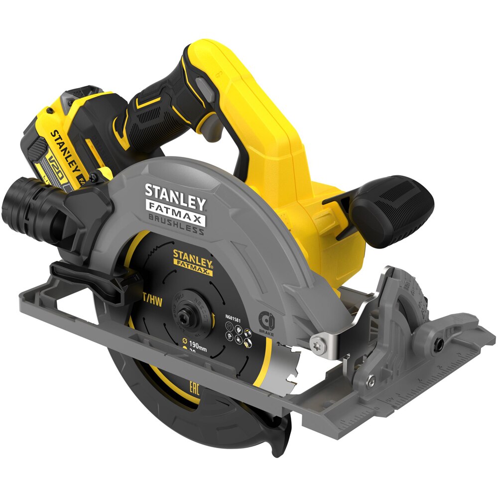 Fierastrau circular STANLEY FATMAX SFMCS551M1T, 18V, 190 mm, 4Ah, Li-Ion