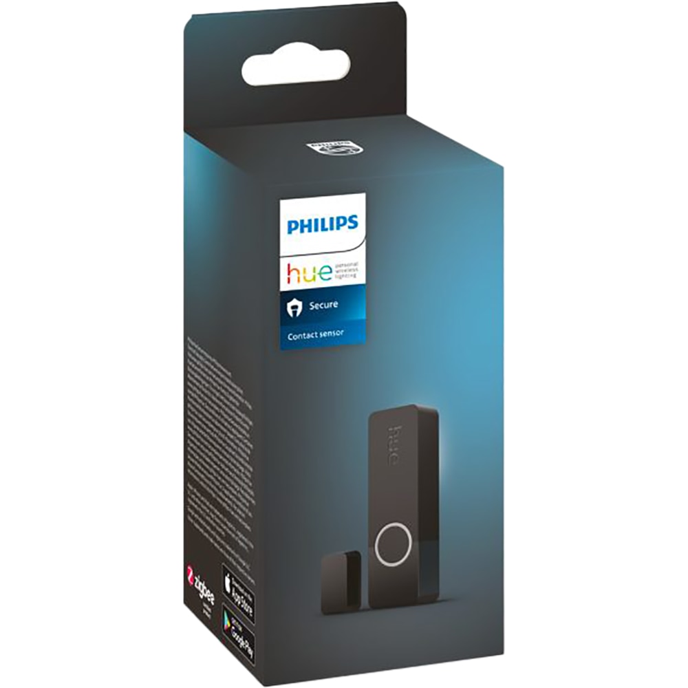 Senzor usa/fereastra PHILIPS HUE Contact Secure, Wi-Fi, negru