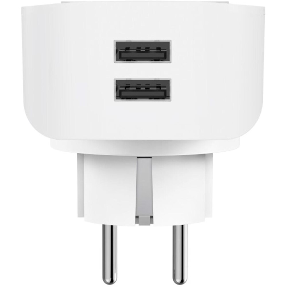 Priza inteligenta HAMA 00176612, 2 x USB-A, Wi-Fi, 2300W, 10A, alb