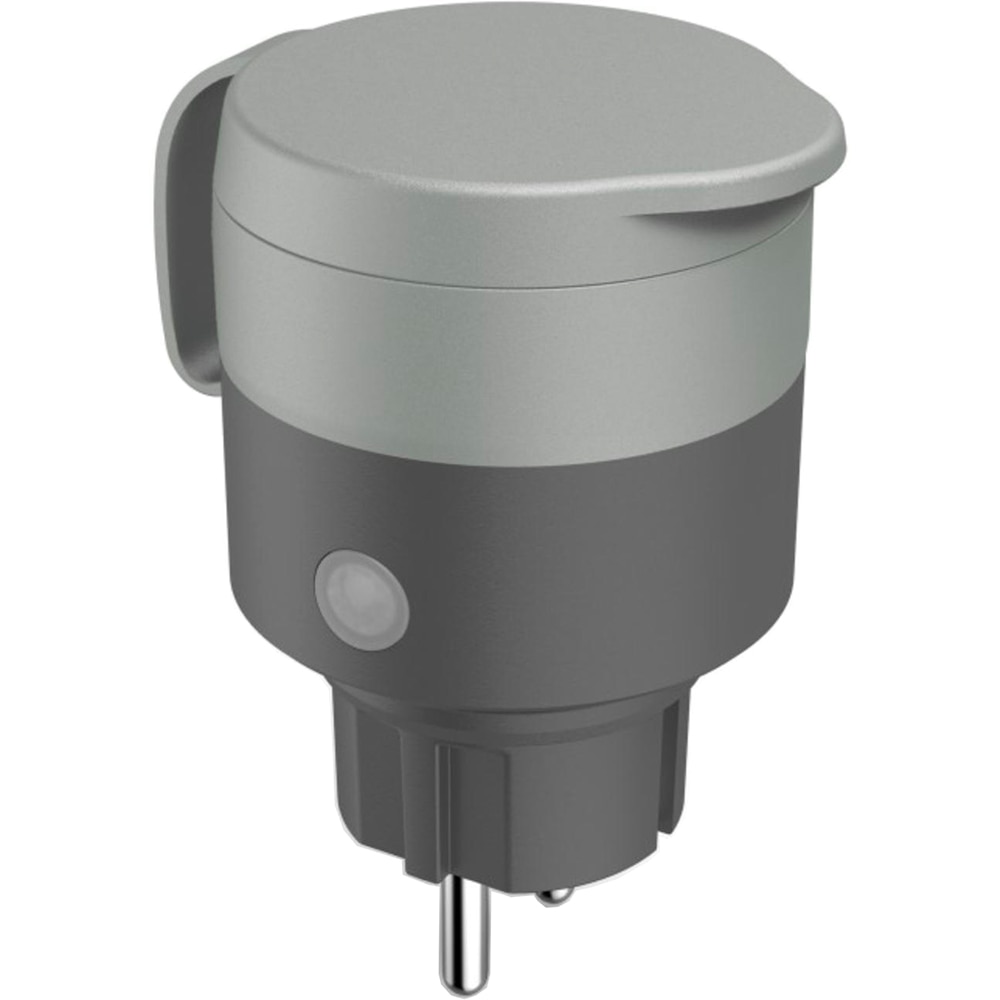 Priza inteligenta de exterior HAMA 00176624, Wi-Fi, 2300W, 10A, IP44, gri