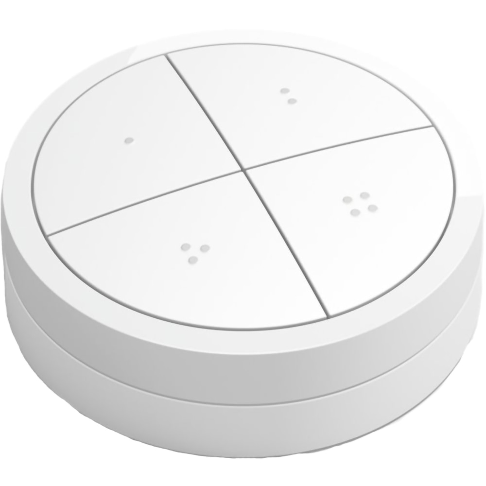 Intrerupator smart PHILIPS HUE Tap 8719514440999, 4 butoane configurabile, Wi-Fi, Touch, alb