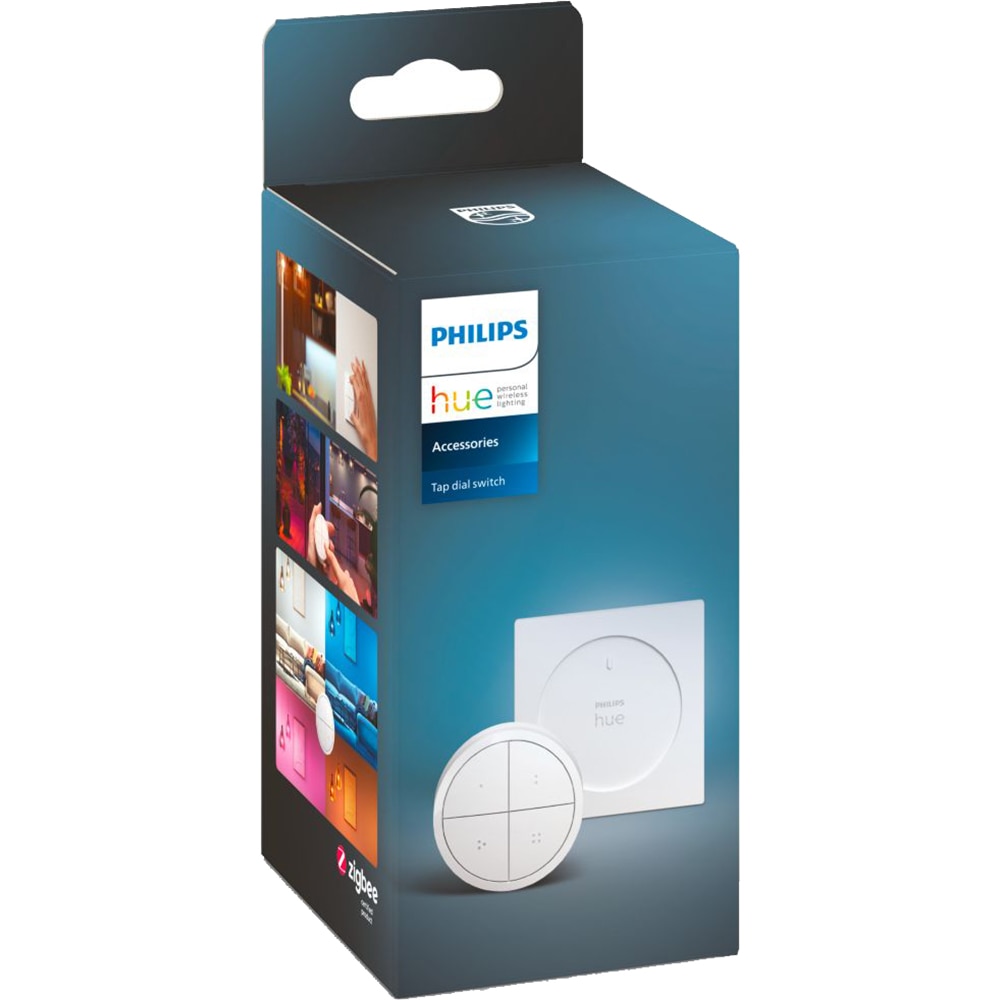 Intrerupator smart PHILIPS HUE Tap 8719514440999, 4 butoane configurabile, Wi-Fi, Touch, alb