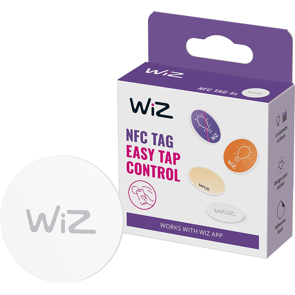 Tag NFC WIZ 8720169072411, 4 bucati