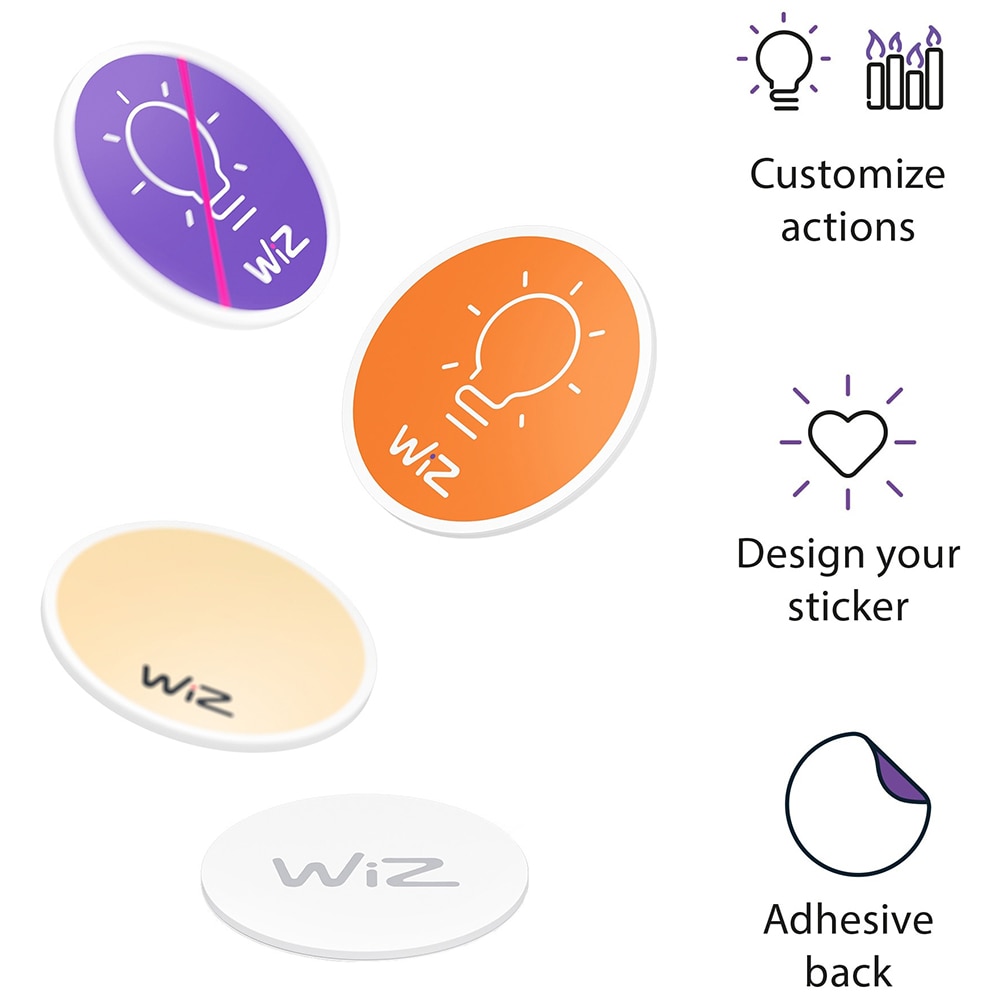 Tag NFC WIZ 8720169072411, 4 bucati