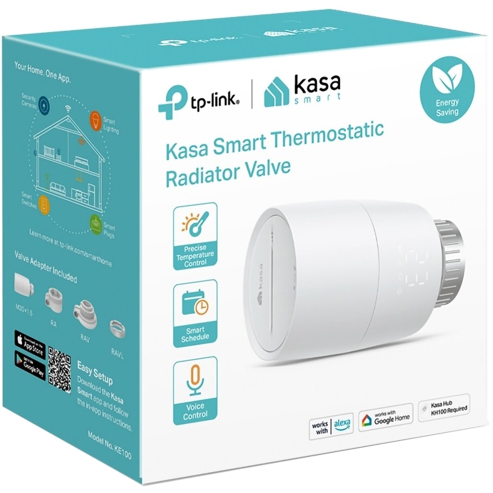 Cap Termostat Smart TP-LINK KE100, Wi-Fi, alb