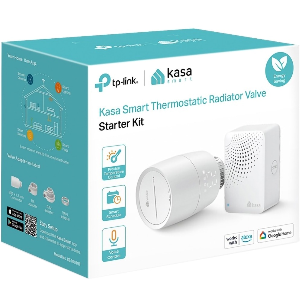 Kit Termostat smart TP-LINK KE100, Wi-Fi, alb