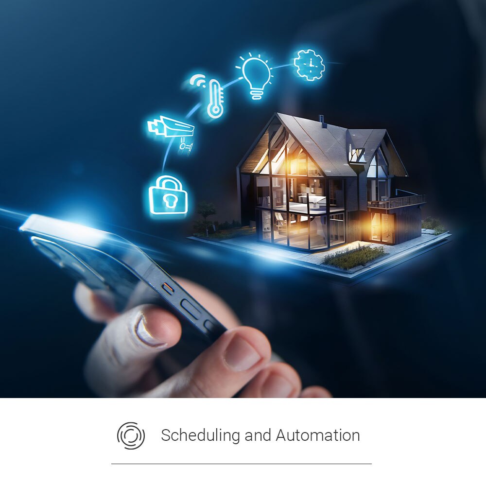 Releu smart EZVIZ T35W, Wi-Fi, cu programare si automatizare, control vocal, alb