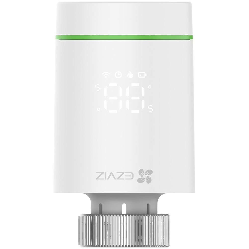 Termostat de calorifer Wireless EZVIZ T55, Control Incalzire,  ZigBee, alb