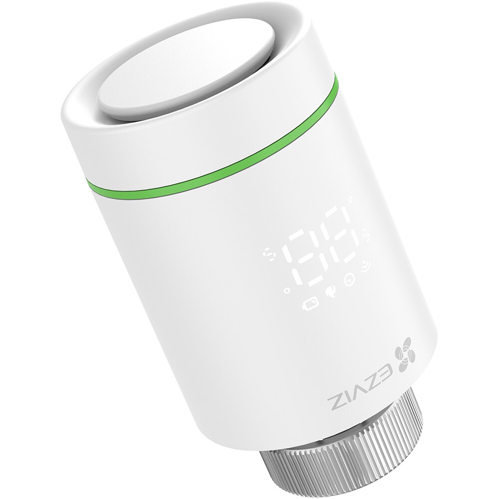 Kit termostat de calorifer EZVIZ T55, hub A3, Wi-Fi, ZigBee, alb