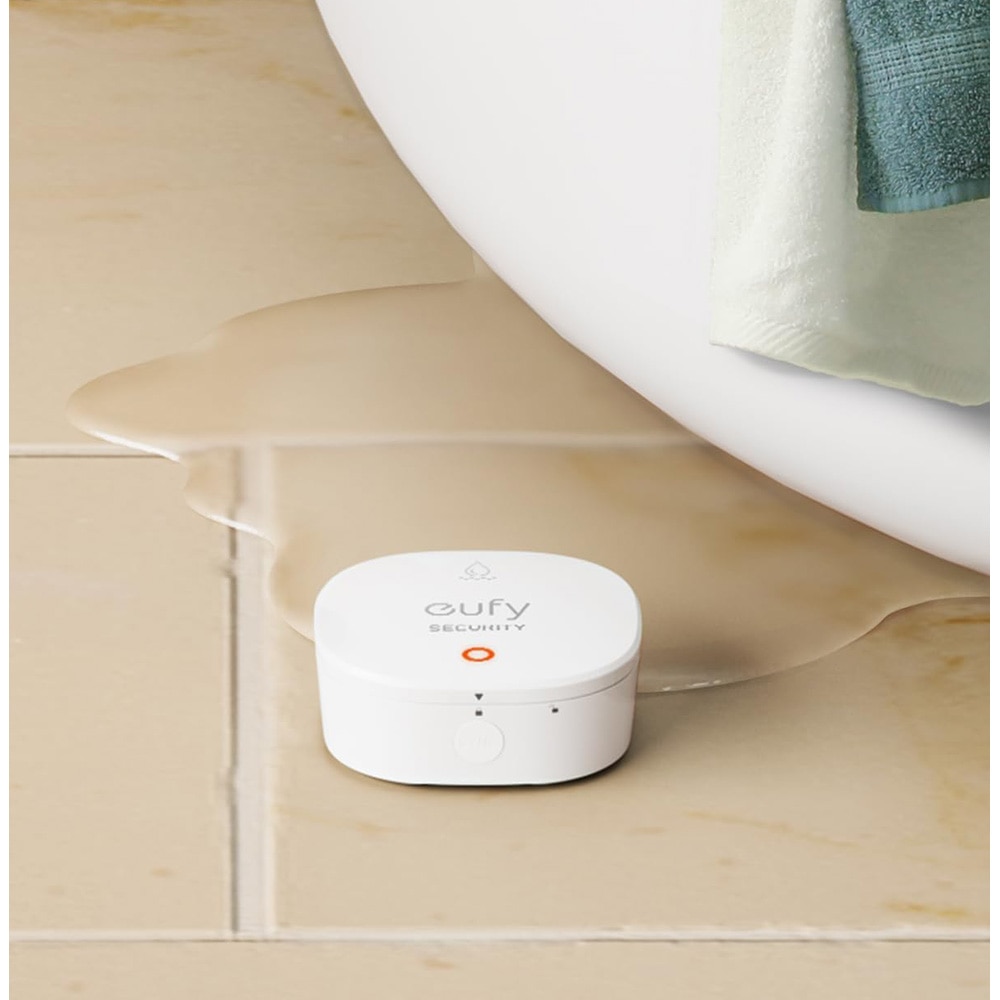 Senzor smart inundatie EUFY T89203D1, alb