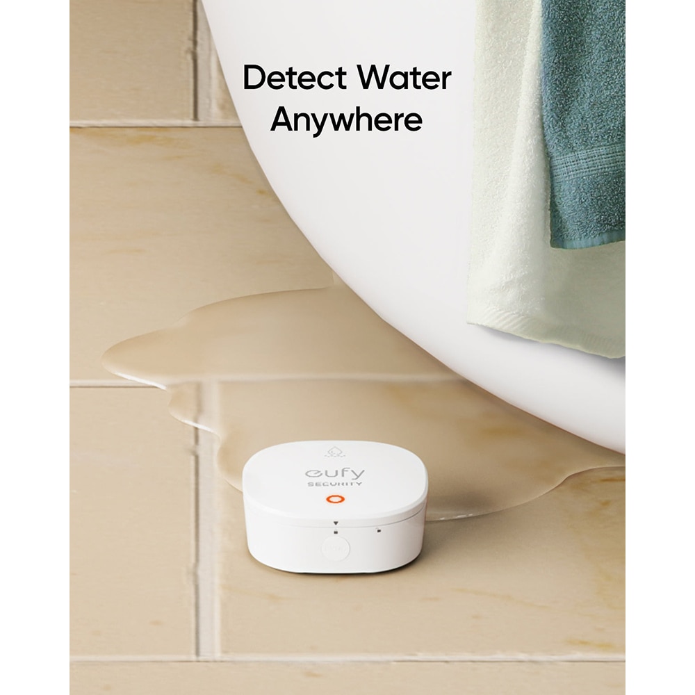 Senzor smart inundatie EUFY T89203D1, alb