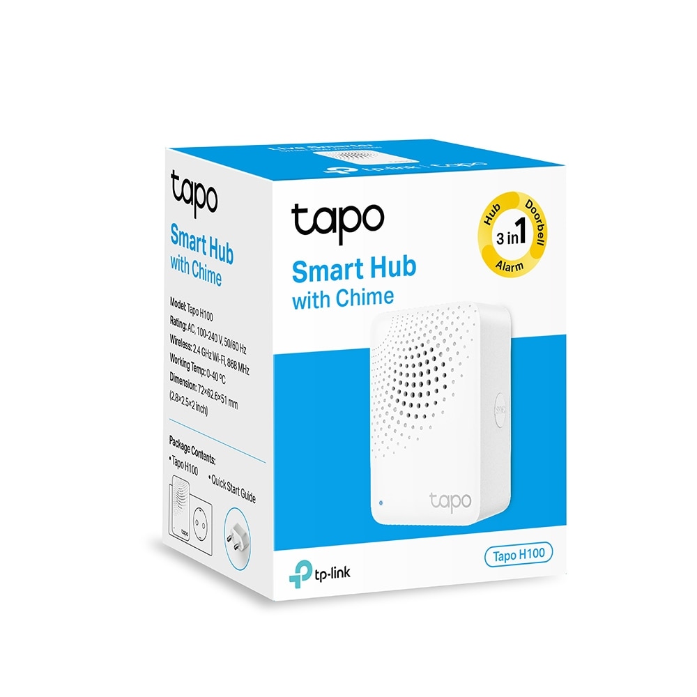 Hub smart TP-LINK Tapo H100, Wi-Fi, alb