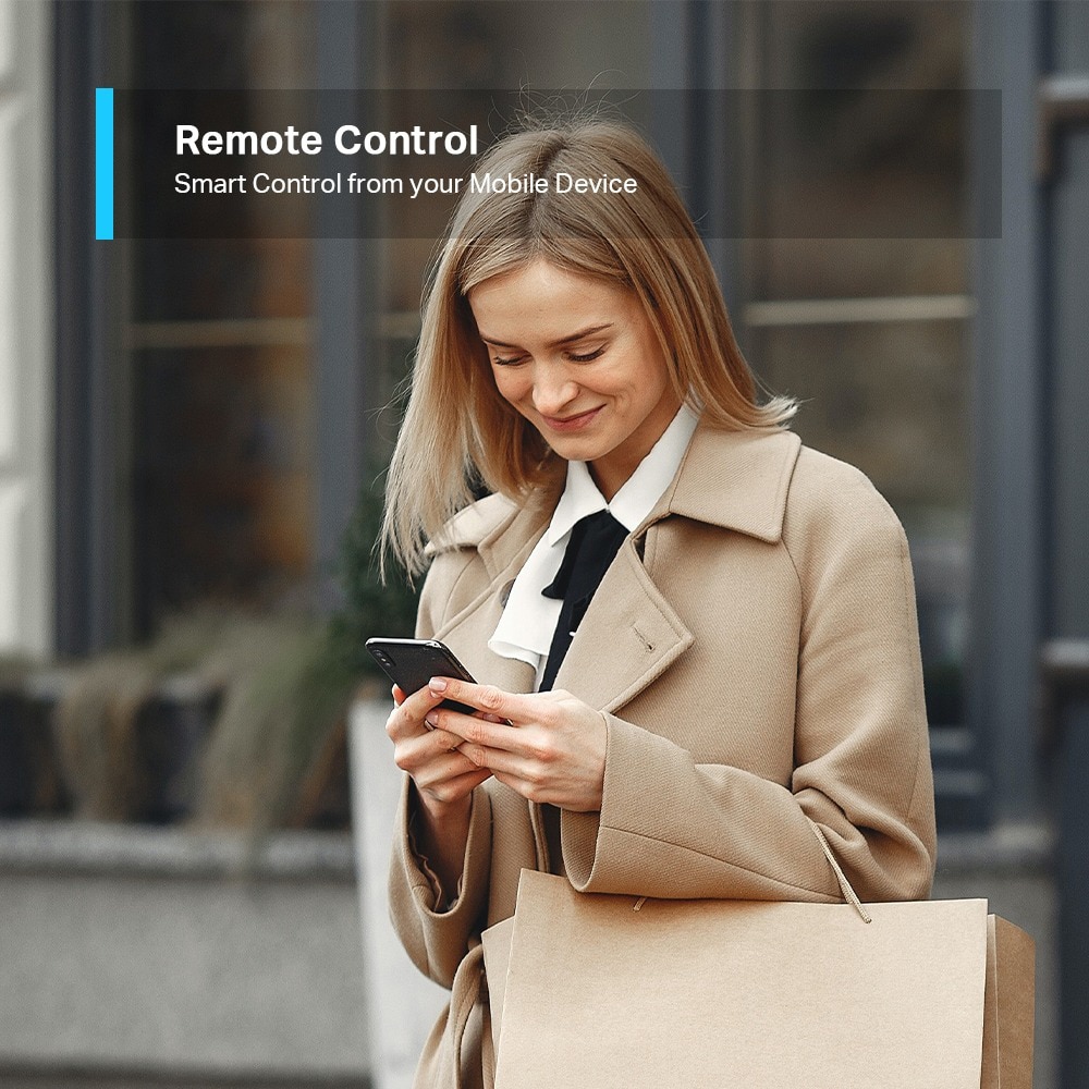 Priza inteligenta TP-LINK Tapo P110, Wi-Fi, 3680W, 16A, alb