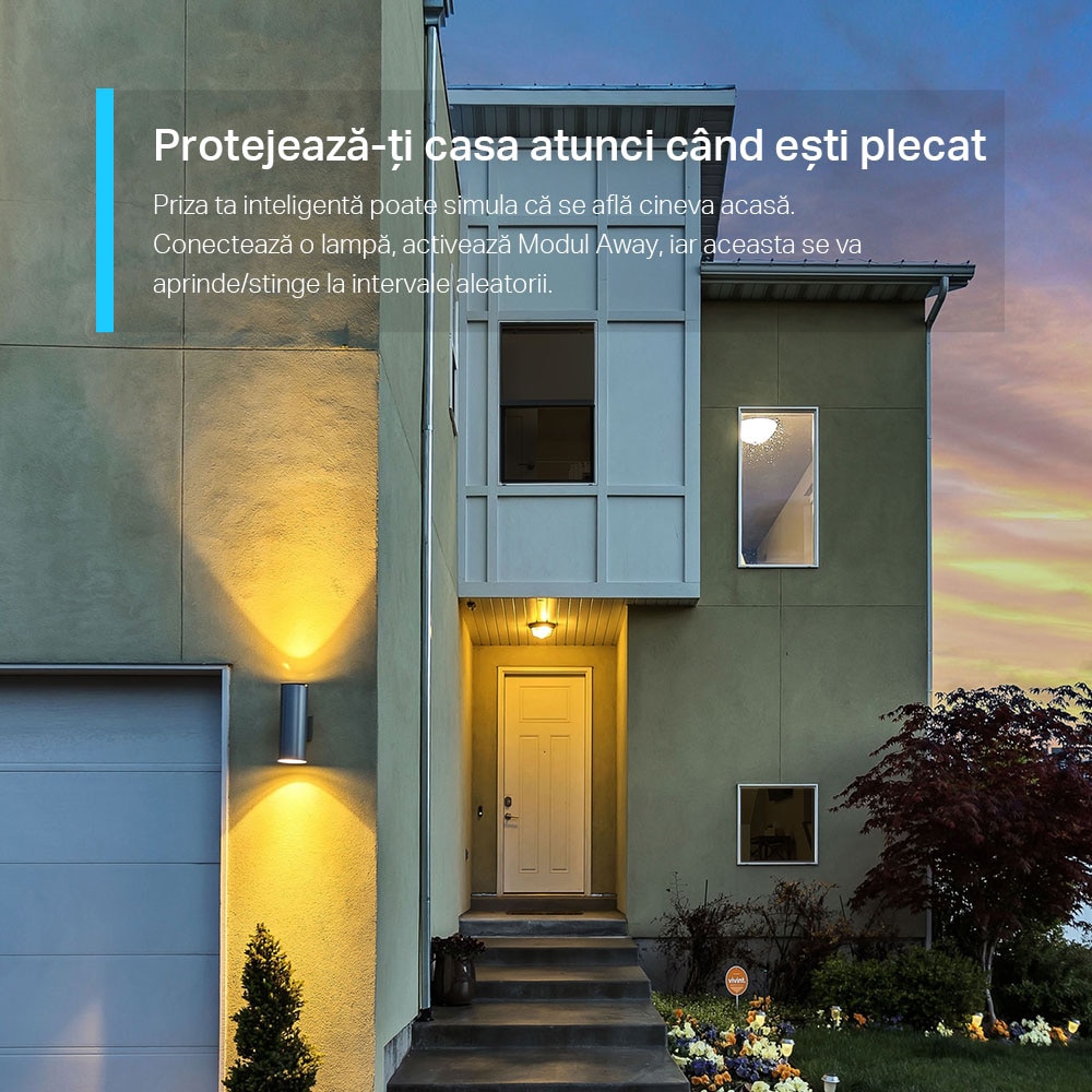 Priza inteligenta TP-LINK Tapo P115, Wi-Fi, 3680W, 16A, alb