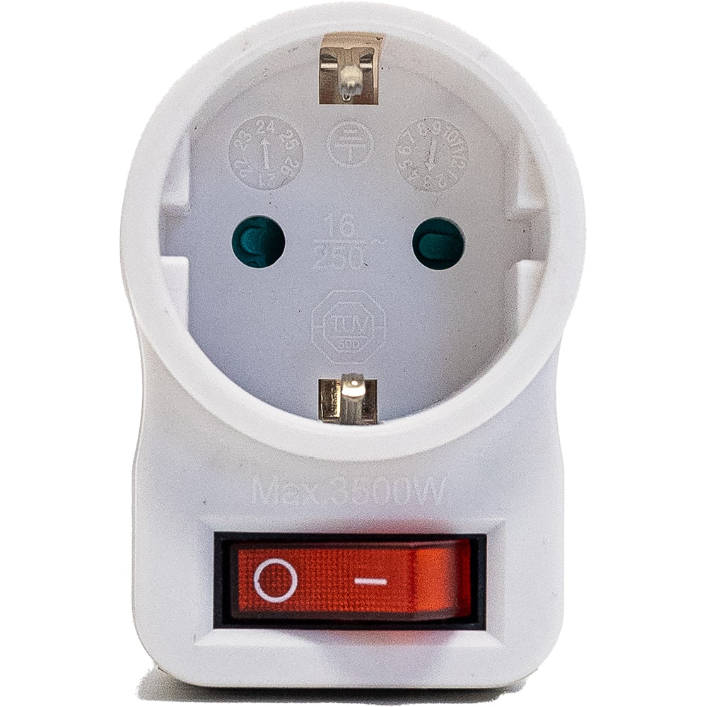 Adaptor priza STROHM, IP20, 3680W, alb