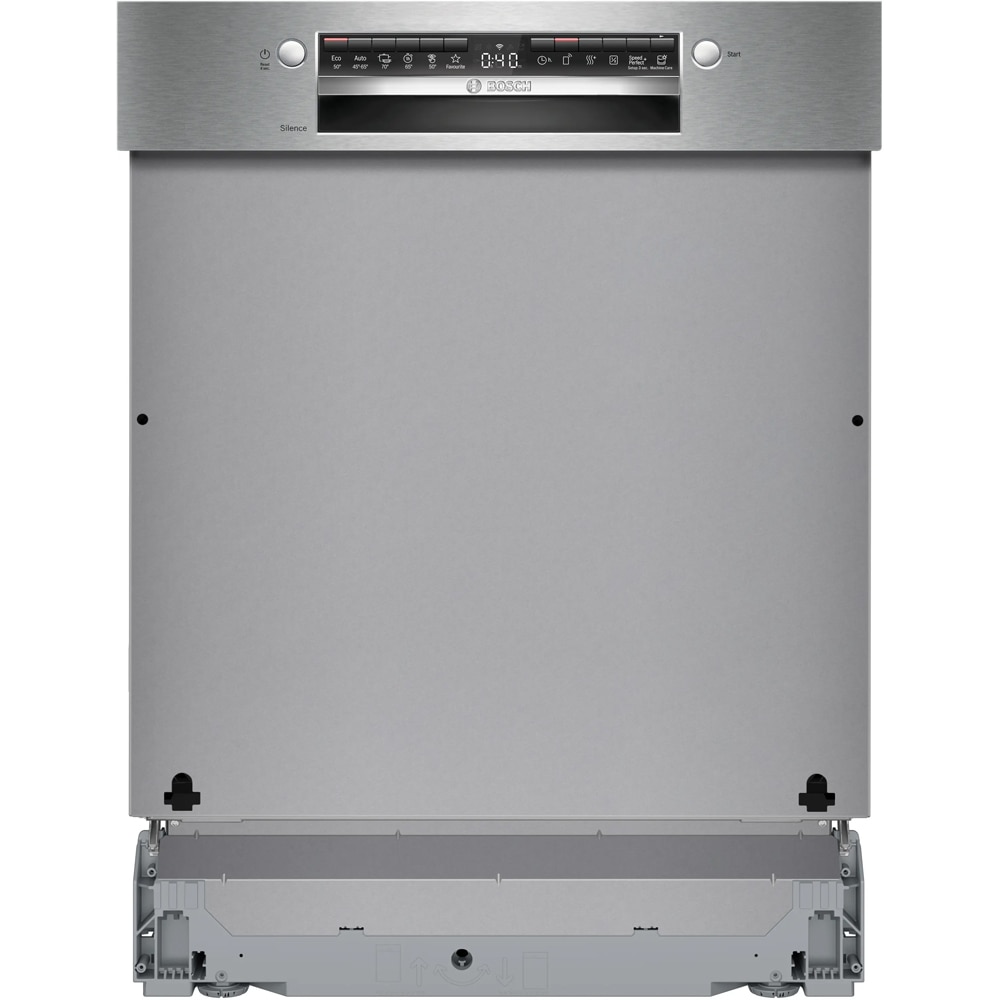 Masina de spalat vase semi-incorporabila BOSCH SMI4HVS14E, 14 seturi, 6 programe, 60 cm, Clasa C, inox