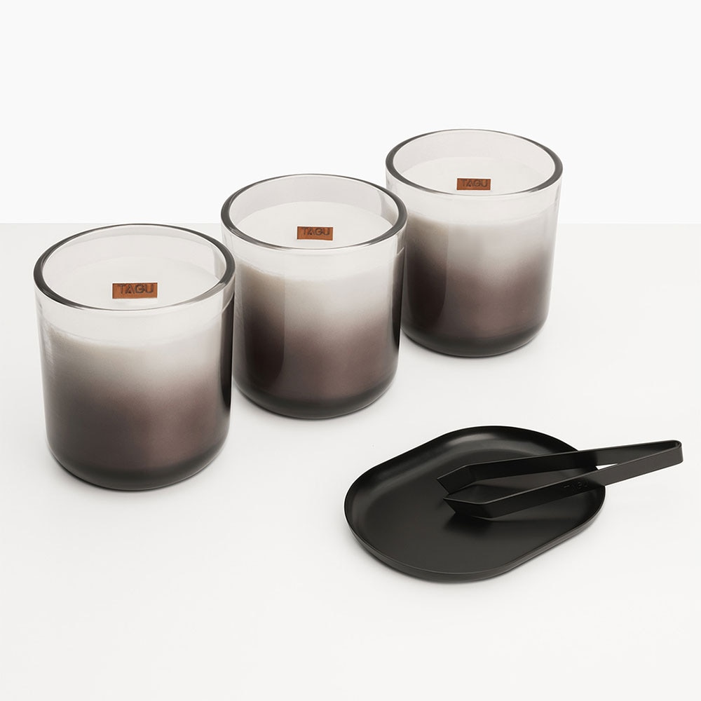 Semineu decorativ cu lumanari TAGU ZenFlame Helmi White, MDF, alb