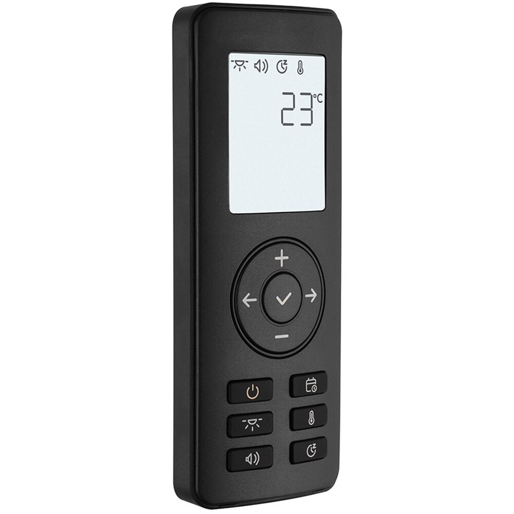 Semineu electric TAGU PowerFlame 2 Magna Deep Black, 1400W, Focar 3D, negru