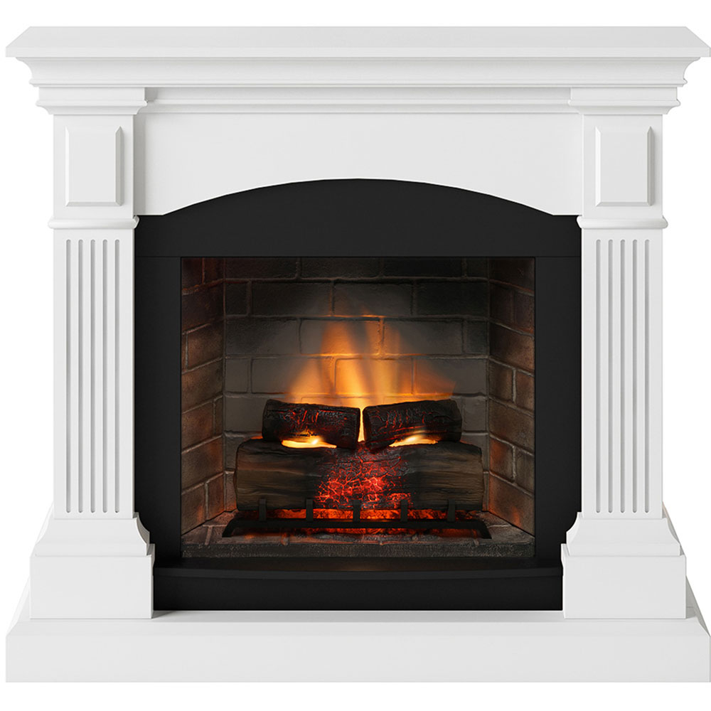 Semineu electric TAGU PowerFlame 2 Magna Pure White, 1400W, Focar 3D, alb