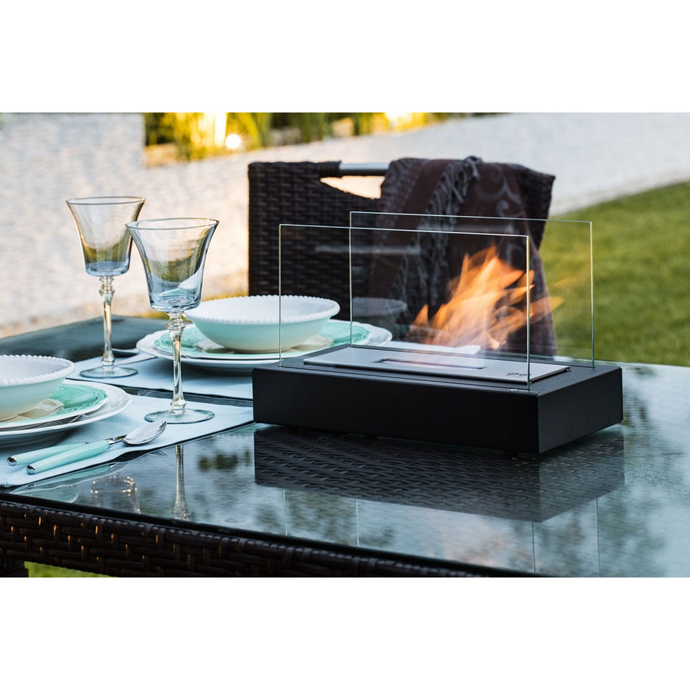 Semineu bioetanol KRATKI Hotel S Mobil, 0.3l, negru