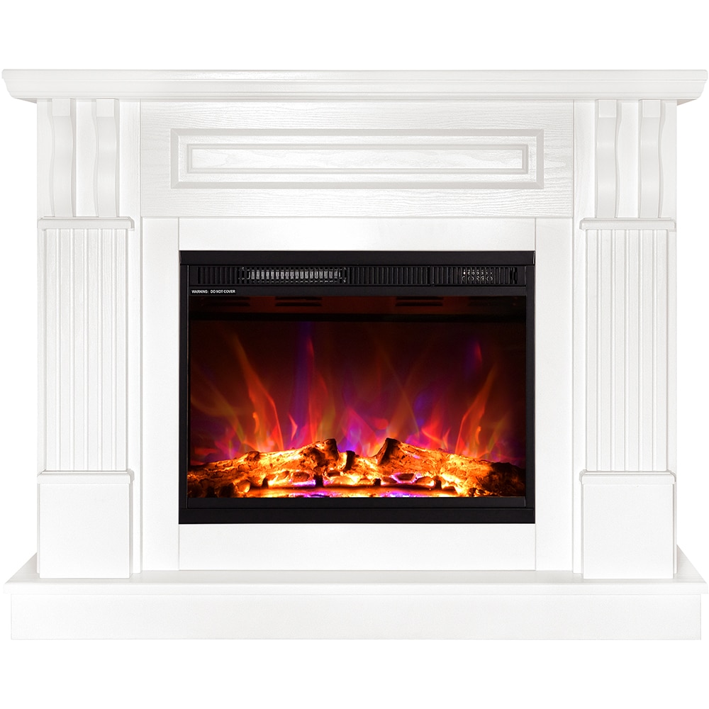 Semineu electric VORTEX VO4248, 1600W, Focar 3D, Alb