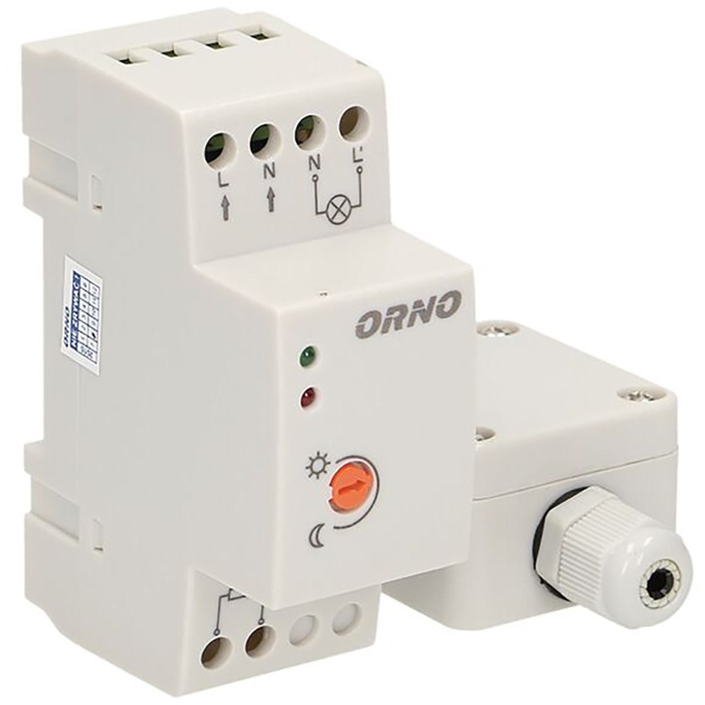 Senzor crepuscular ORNO OR-CR-231, sonda externa, alb