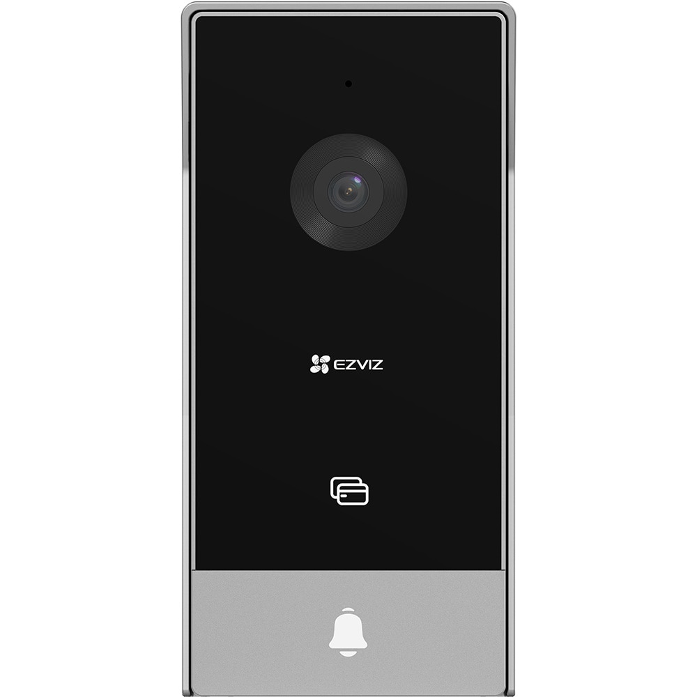 Interfon smart EZVIZ HP5, 1080P, ecran 7', Wi-Fi, comunicare bidirectionala, microfon, negru