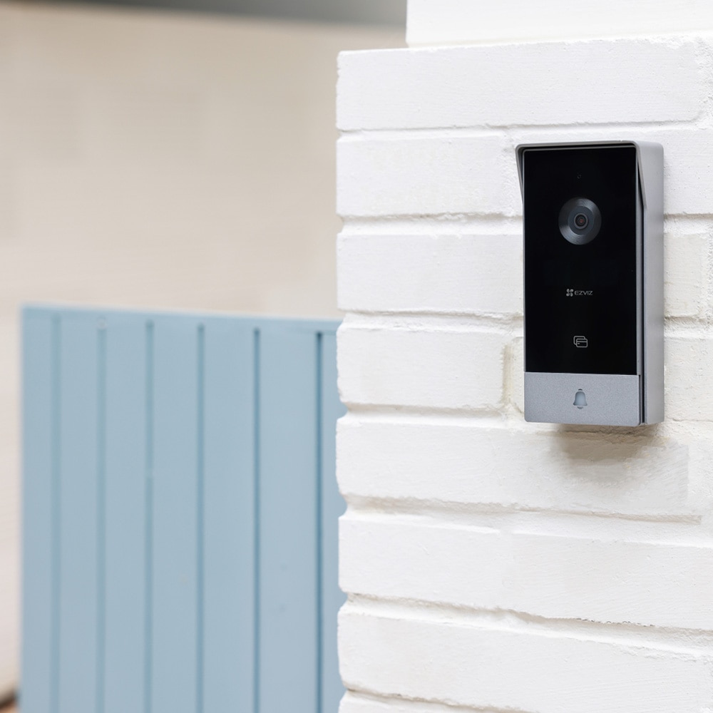 Interfon smart EZVIZ HP5, 1080P, ecran 7', Wi-Fi, comunicare bidirectionala, microfon, negru