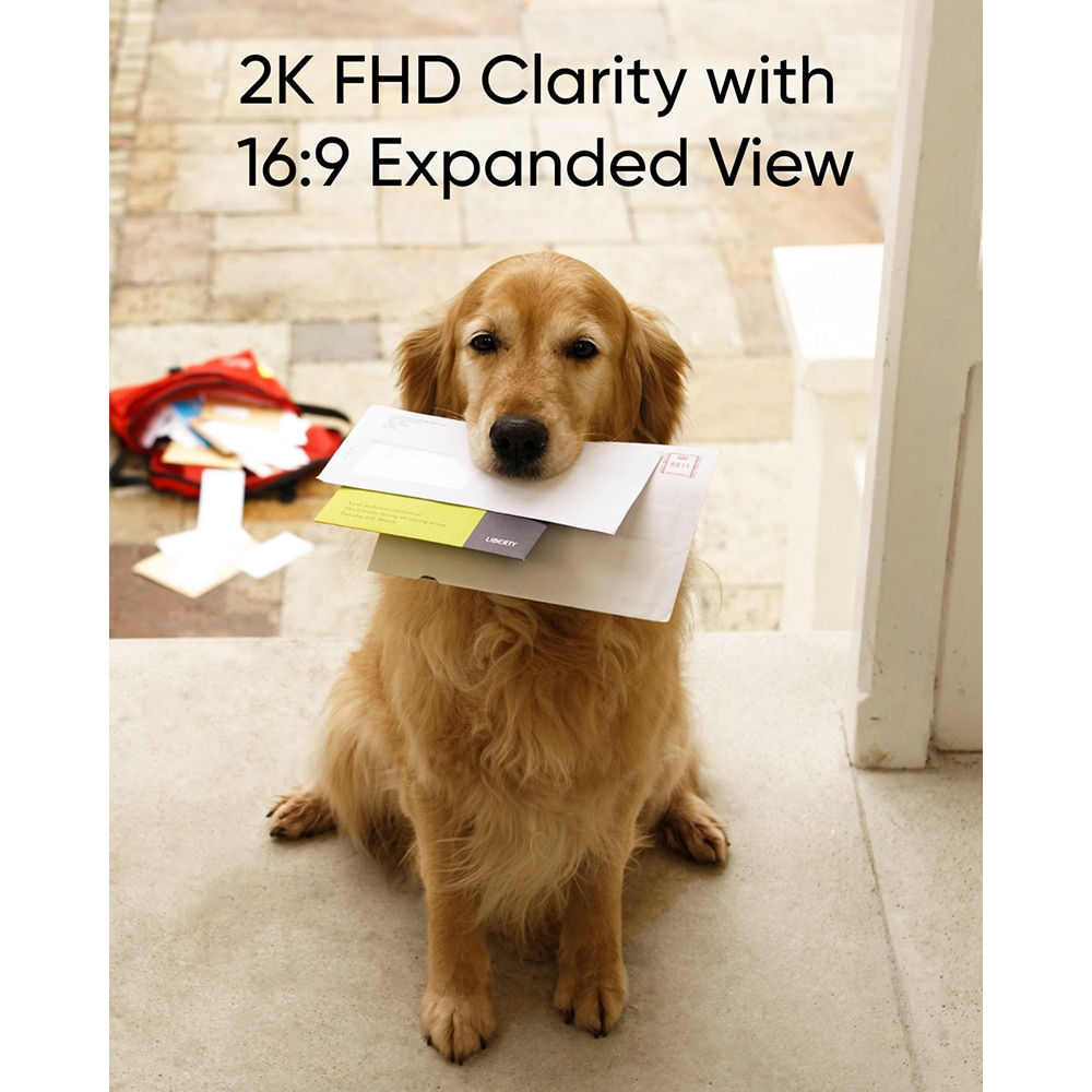 Sonerie wireless EUFY C30, 2K FullHD, 10m, negru