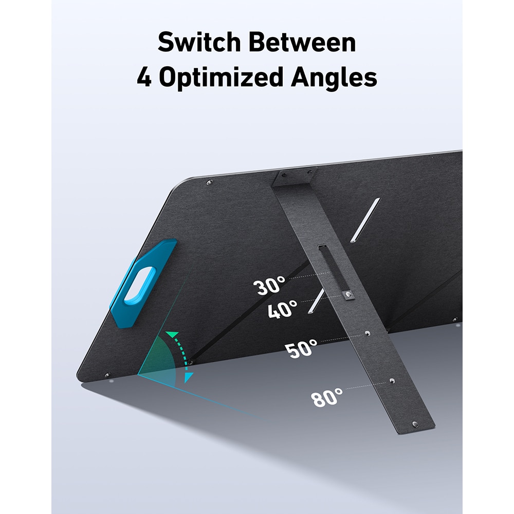 Panou solar fotovoltaic ANKER Solix PS100, monocristalin, 100 W, IP67, portabil