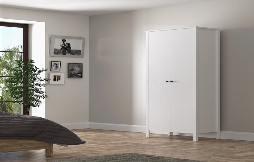 Dulap alb, Soleda, 70 X 190 X 45 cm