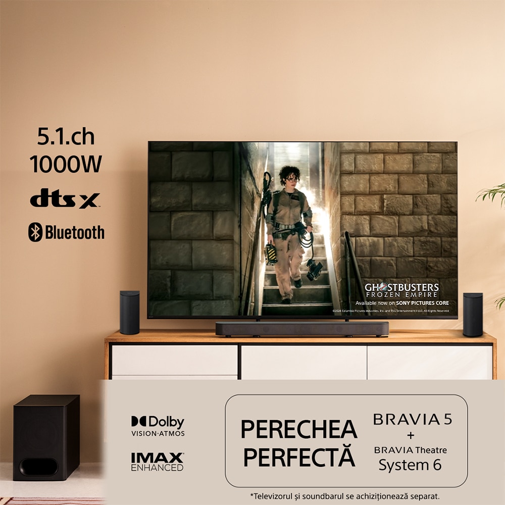 Televizor Mini LED Smart SONY BRAVIA 5 K98XR55, Ultra HD 4K, 248cm
