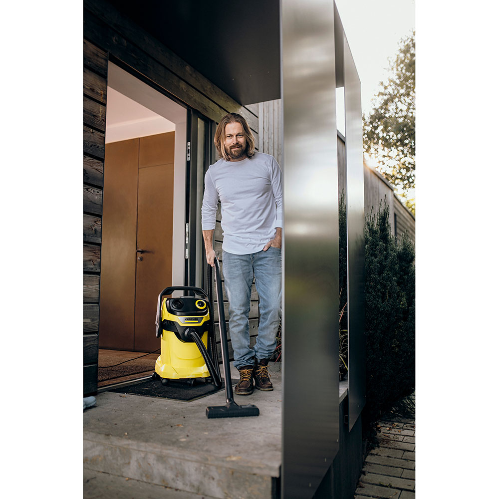 Aspirator multifunctional KARCHER WD 5 Control P 25/5/22 1.628-317.0, 25l, 1200W, 73dB, galben-negru