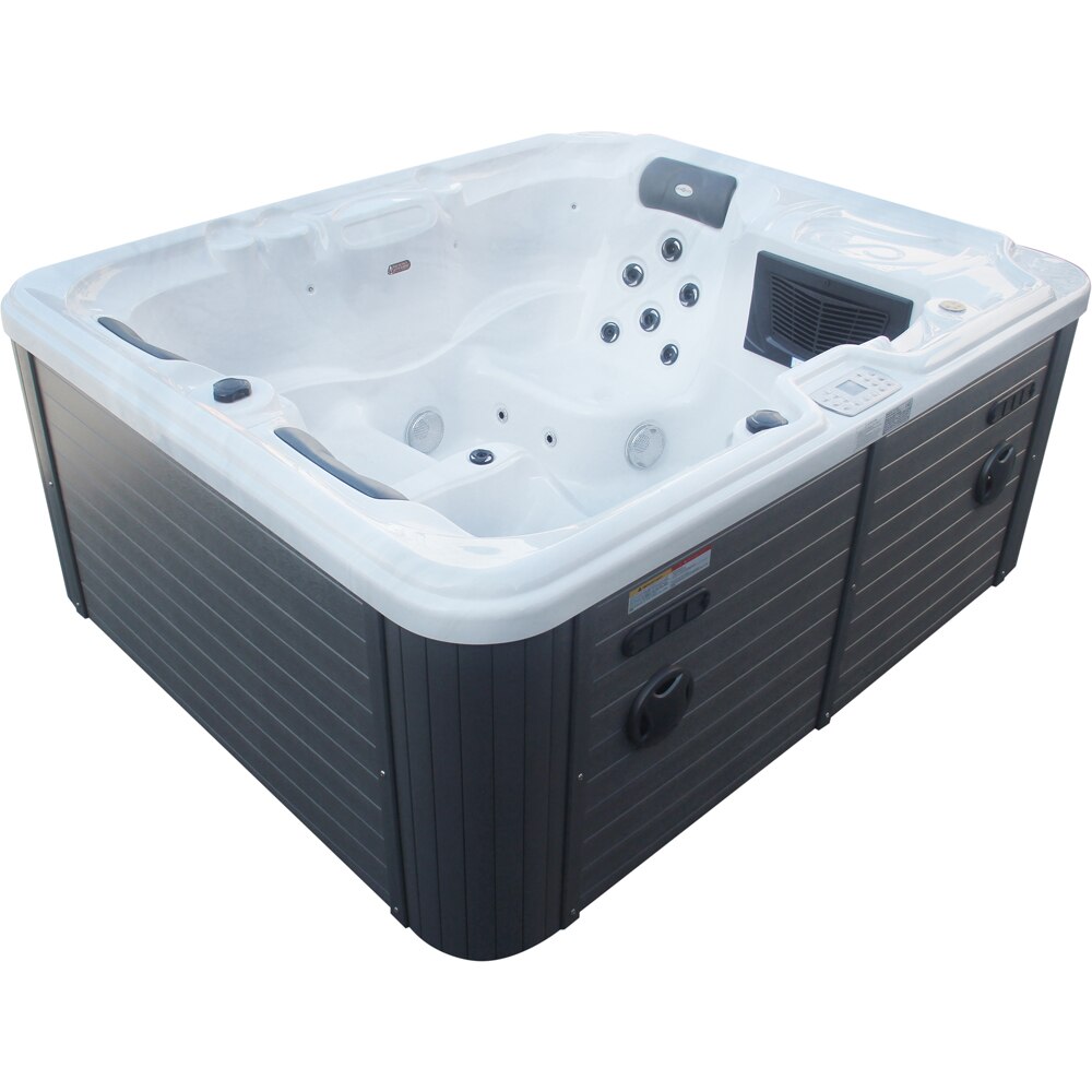 Jacuzzi exterior SANOTECHNIK Oasis, 190 x 190 x 86 cm, 3 persoane, alb