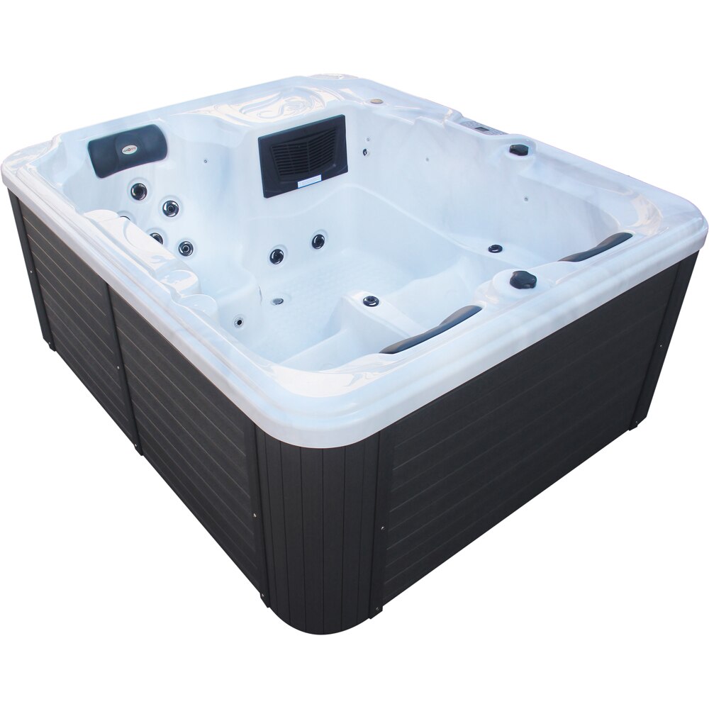 Jacuzzi exterior SANOTECHNIK Oasis, 190 x 190 x 86 cm, 3 persoane, alb