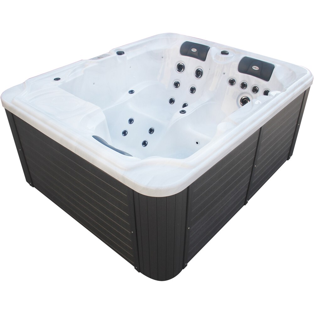 Jacuzzi exterior SANOTECHNIK Oasis, 190 x 190 x 86 cm, 3 persoane, alb