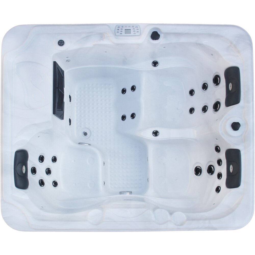 Jacuzzi exterior SANOTECHNIK Oasis, 190 x 190 x 86 cm, 3 persoane, alb