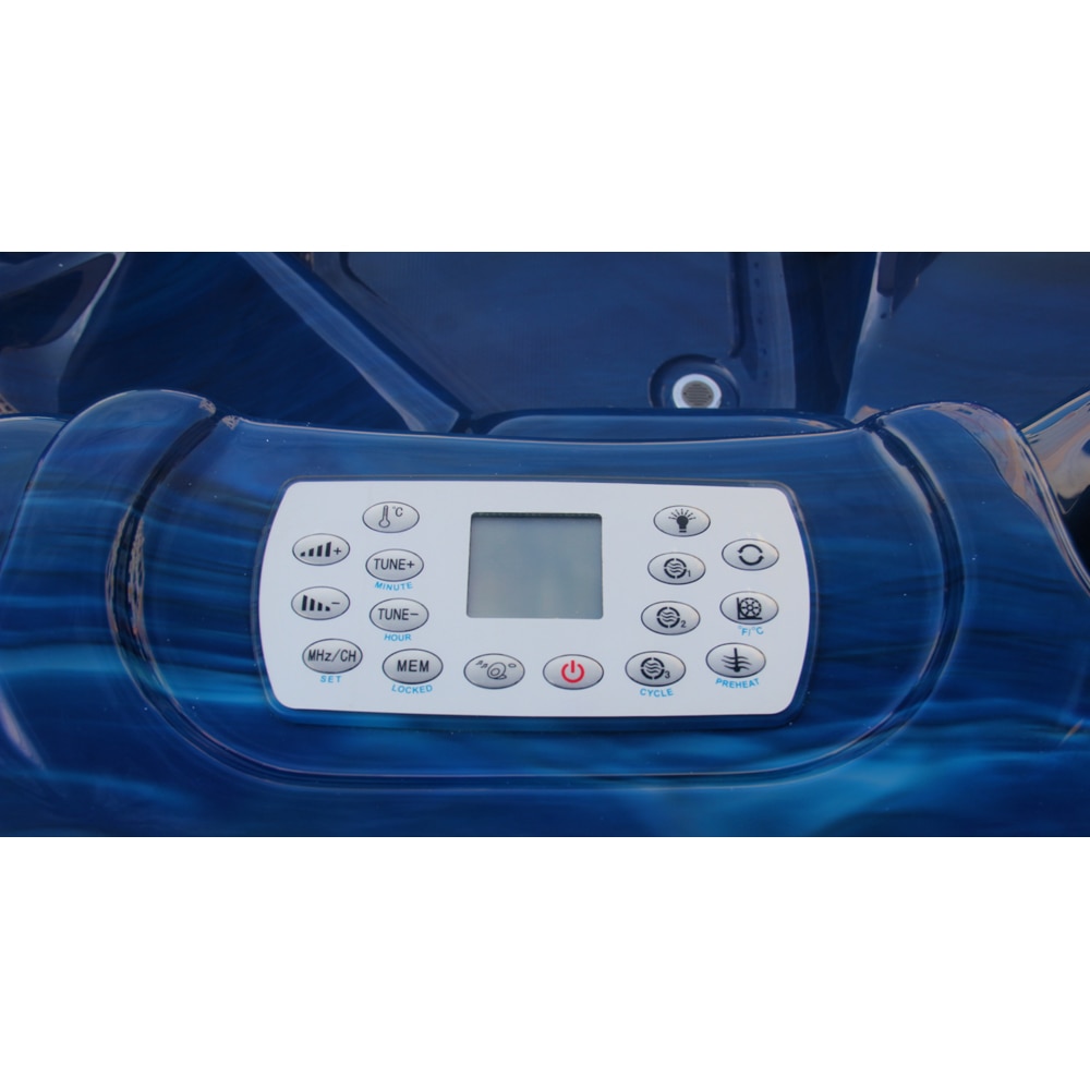 Jacuzzi exterior SANOTECHNIK Palma, 190 x 190 x 86 cm, 5 persoane, albastru