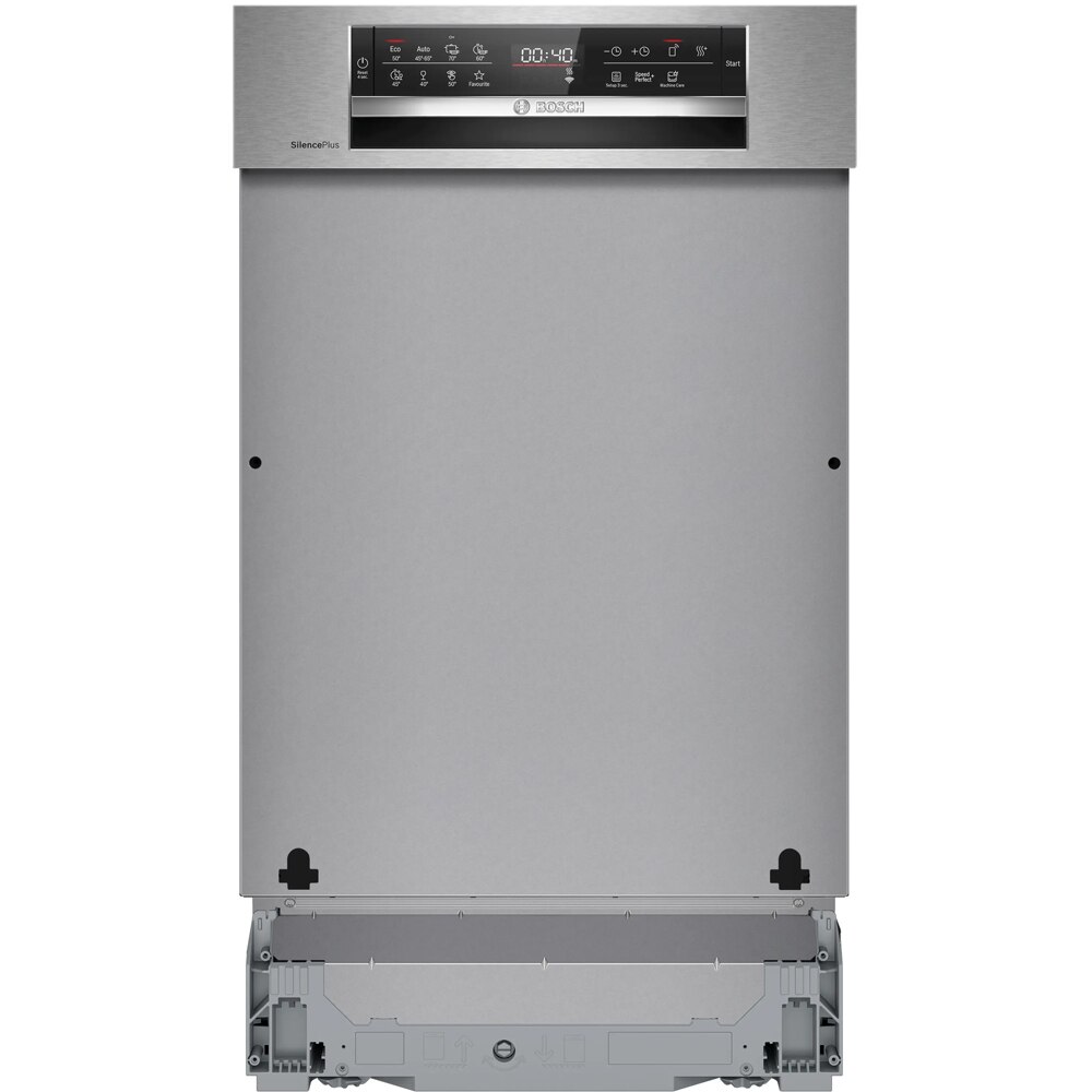 Masina de spalat vase semi-incorporabila BOSCH SPI6EMS21E, 10 seturi, 8 programe, 45 cm, Clasa B, inox