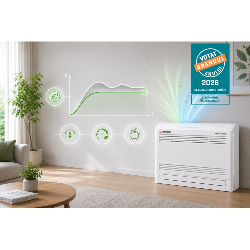 Aer conditionat pardoseala MITSUBISHI HEAVY Harukaze SRF50ZSX-W/SRC50ZSX-W3 18000 BTU, A++/A+, Inverter, alb