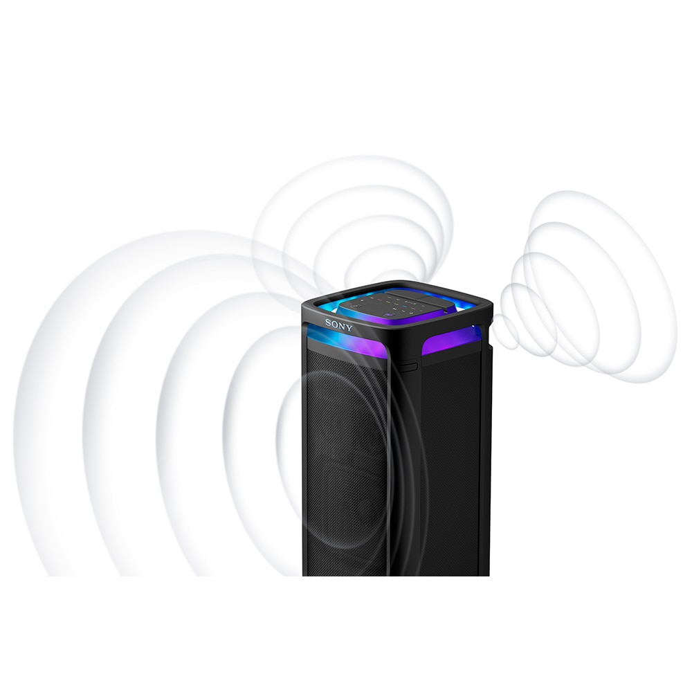 Boxa portabila SONY ULT Tower 9 BAT, Bluetooth, USB, Ult Power Sound, Party Connect, negru