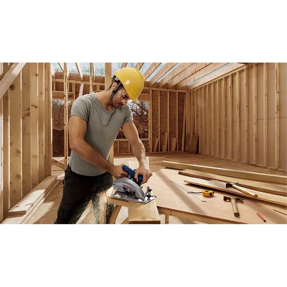 Fierastrau circular BOSCH PROFESSIONAL GKS 140, 1400W, 6200rpm, disc 185mm, adancime 64