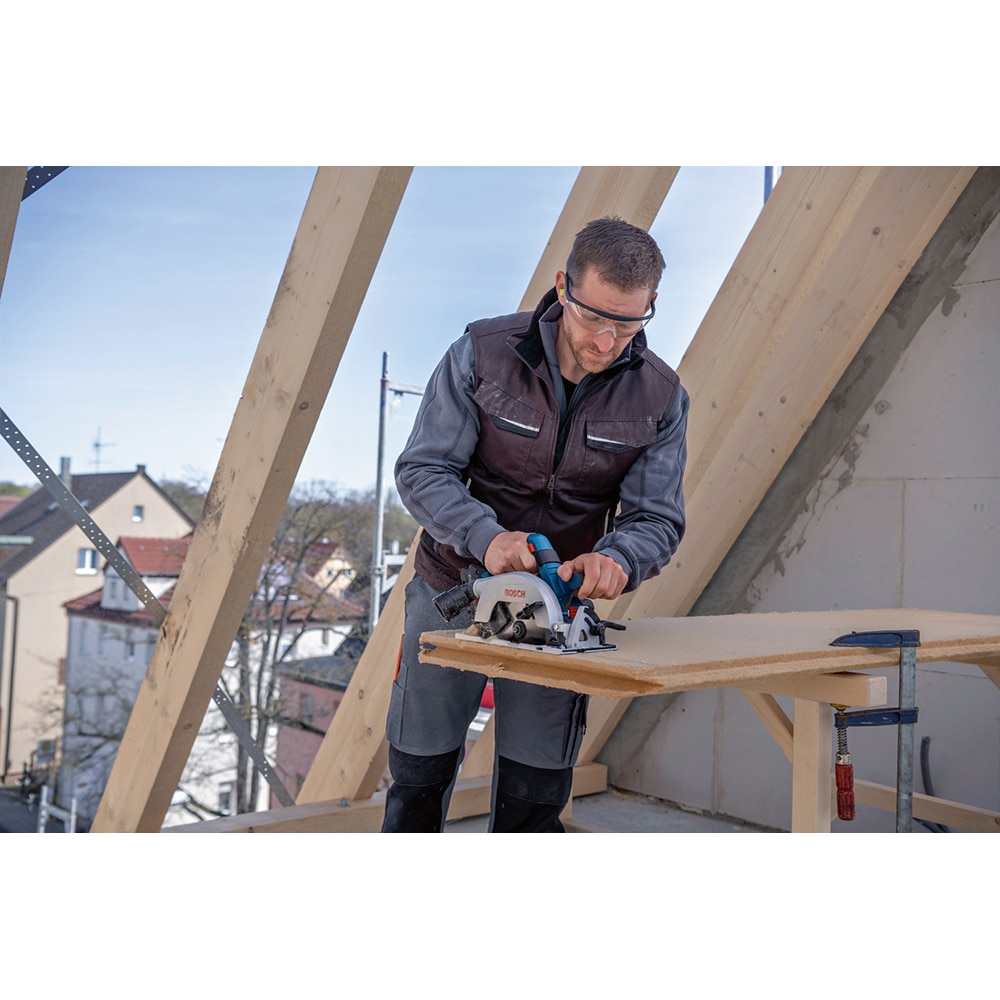 Fierastrau circular BOSCH PROFESSIONAL GKS 185-LI, 165mm F.A., albastru