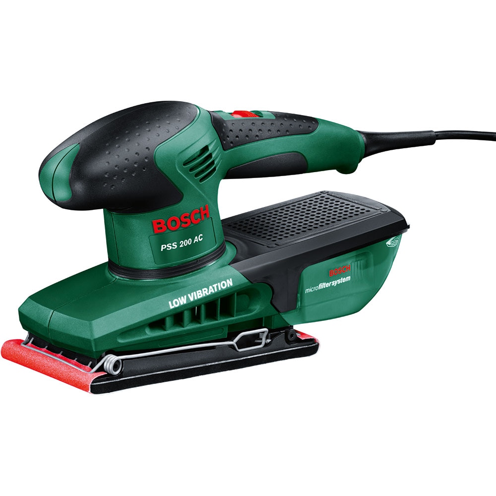 Masina de slefuit cu vibratii BOSCH PSS 200 AC, 24000rpm, 200W, 182mm