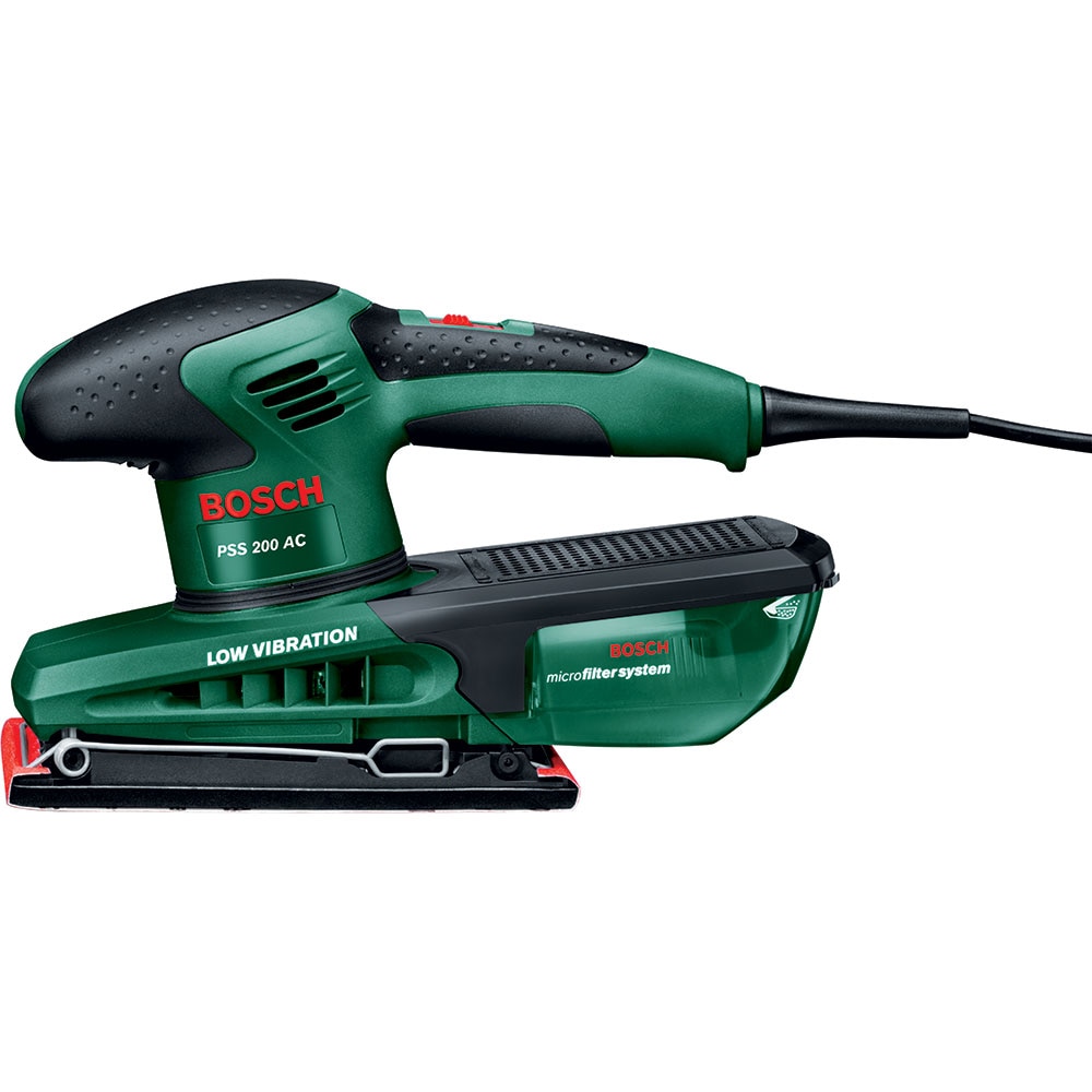 Masina de slefuit cu vibratii BOSCH PSS 200 AC, 24000rpm, 200W, 182mm