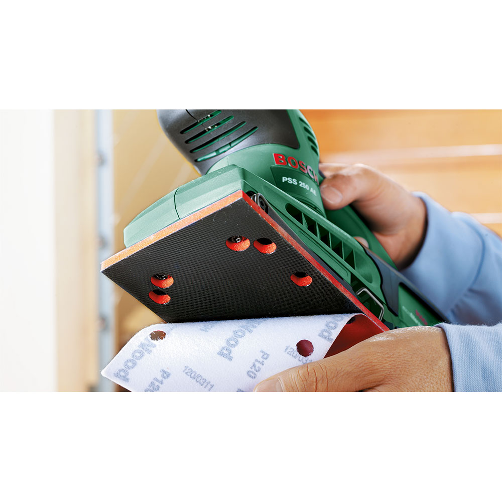 Masina de slefuit cu vibratii BOSCH PSS 200 AC, 24000rpm, 200W, 182mm