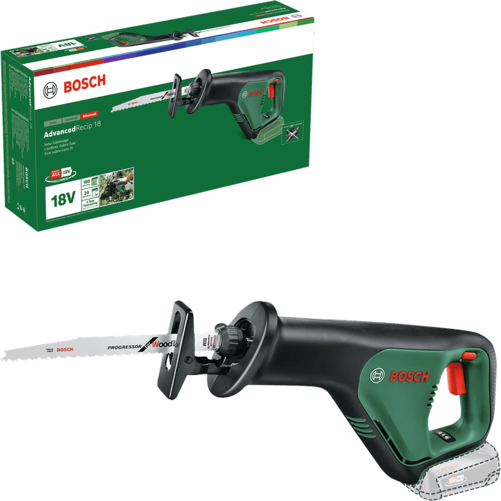Fierastrau orizontal BOSCH AdvancedRecip, 3100CPM, 100mm, Verde