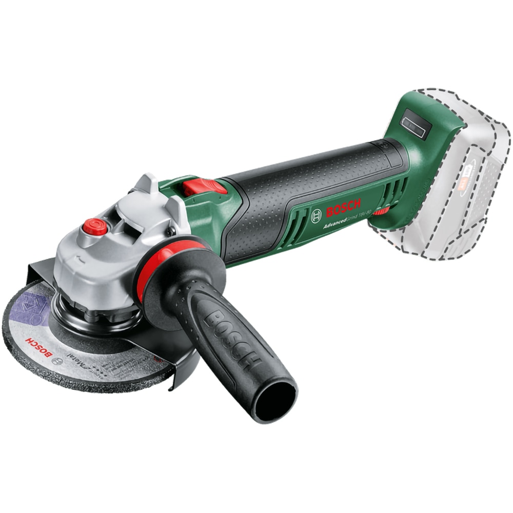 Polizor unghiular BOSCH AdvancedGrind 18V-80 F.A., 125mm, verde
