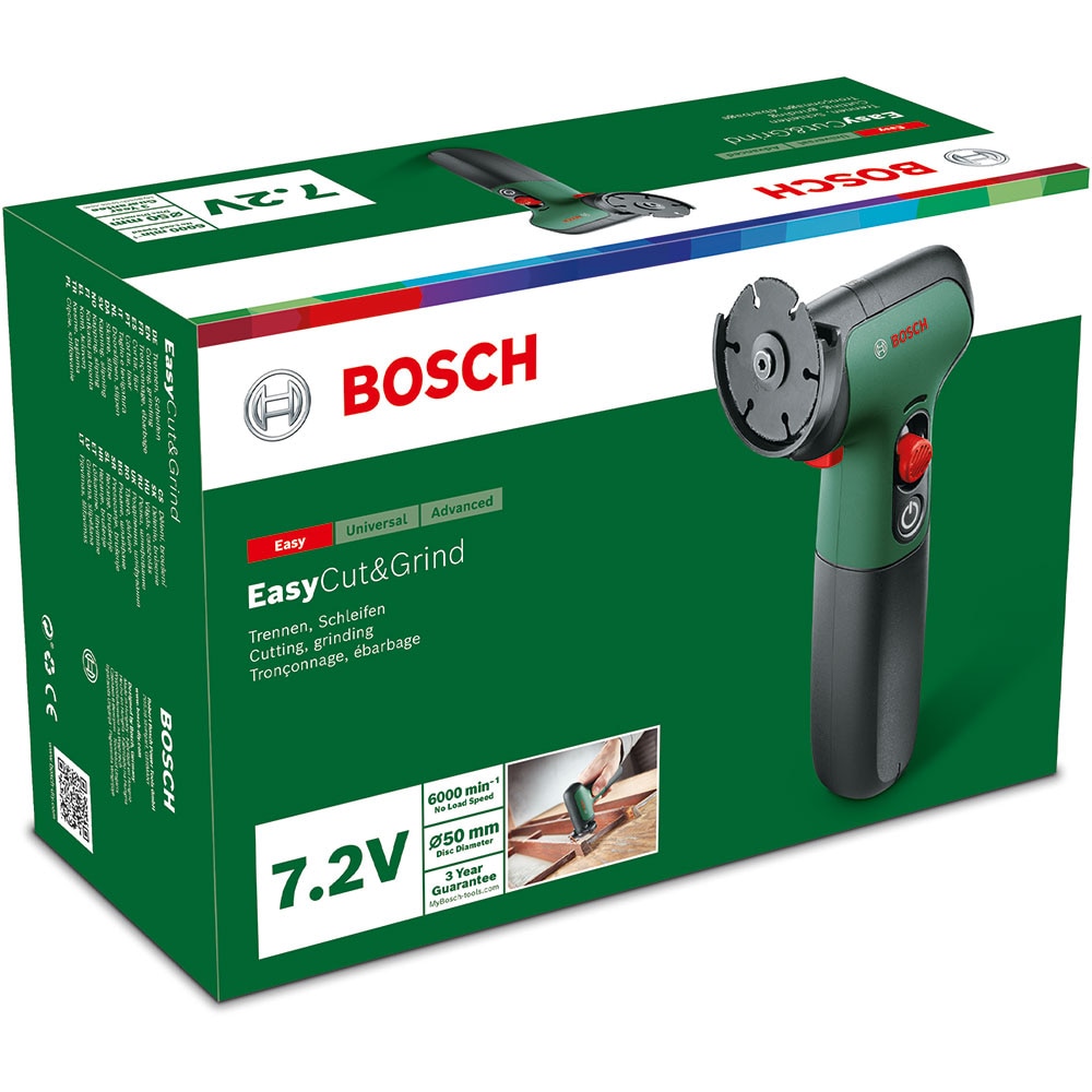 Polizor unghiular BOSCH Easycut&Grind, Li-Ion, 6000rpm