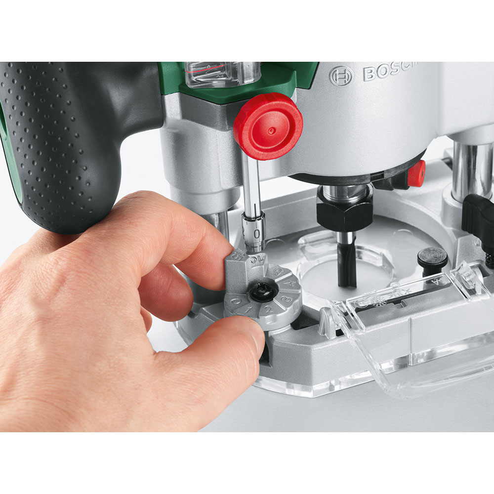 Freza electrica BOSCH Advtrimrouter 18V-8 F.A., Li-Ion 18V, 30000rpm, fara acumulator, verde